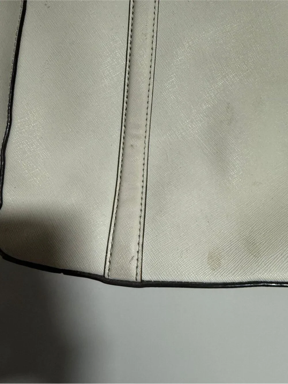 Kate Spade New York White Saffiano Tote Bag